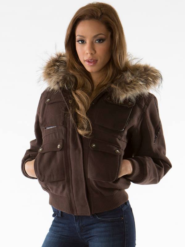 Pelle Pelle Women Brown Wool Jacket