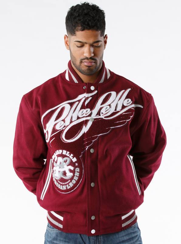 Pelle Pelle Red Varsity Jacket