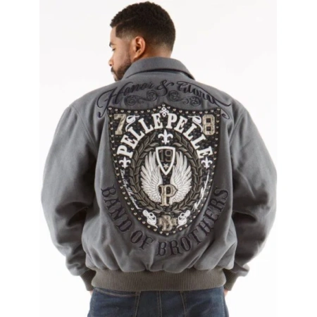 Pelle Pelle Grey MB Band Of Brothers Jacket