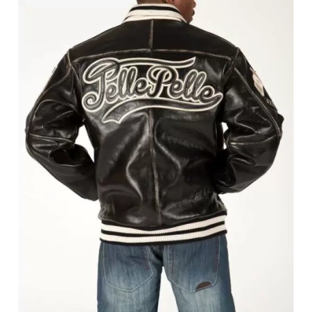 Pelle Pelle Men Marc Buchanan Varsity Jacket