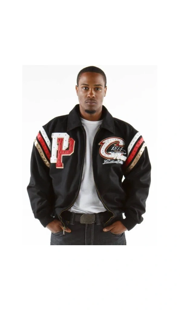 Pelle Pelle Cleveland Town Wool Black Jacket | Men Jacket