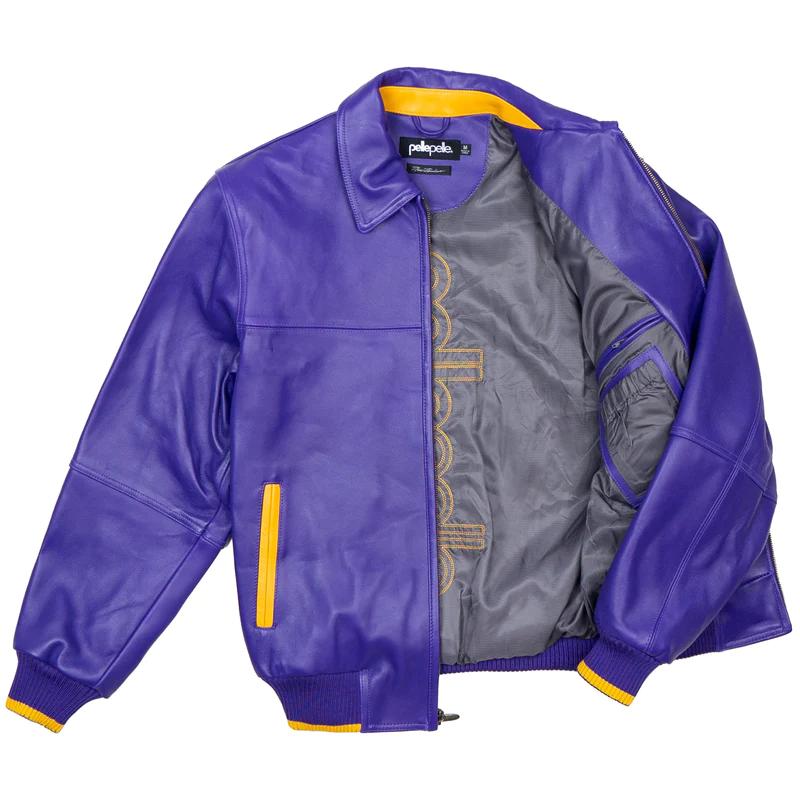 Purple Pelle Pelle Greatest Of All Time Jacket | New Arrival view 4