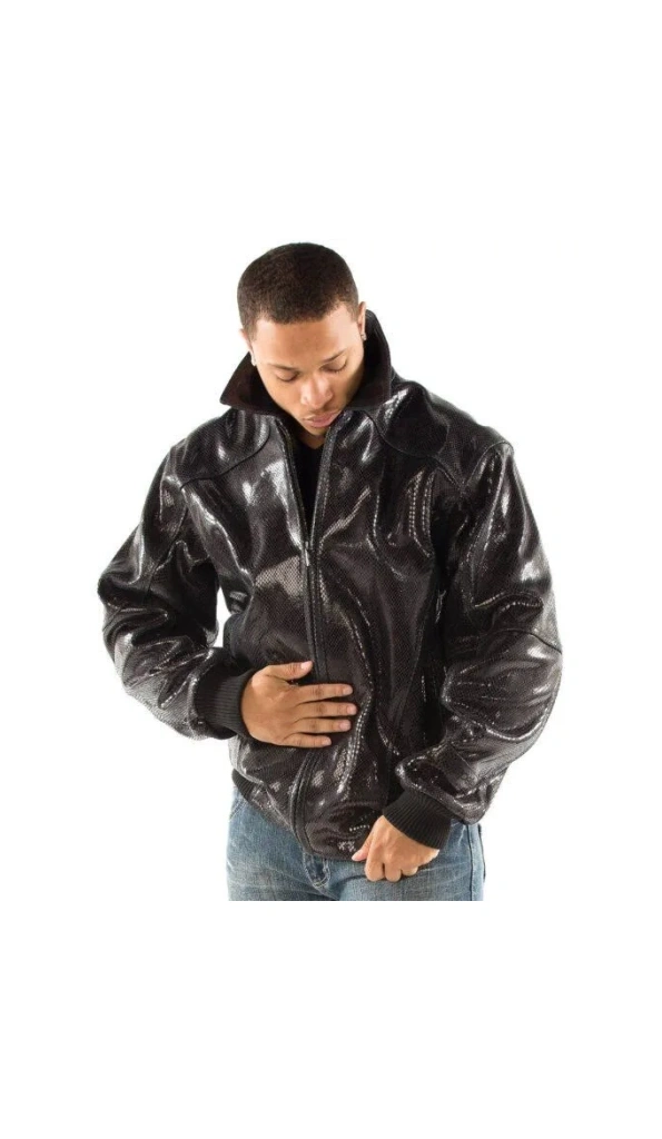 Pelle Pelle Python Leather Jacket | Men Winter Jacket