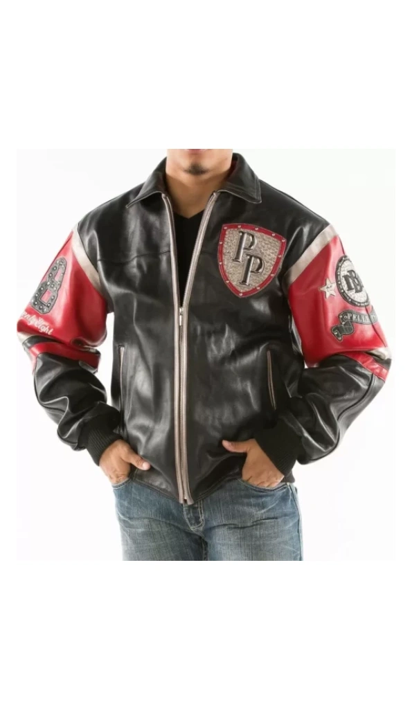 Pelle Pelle Black Red Legendary MB Jacket | Leather Jacket