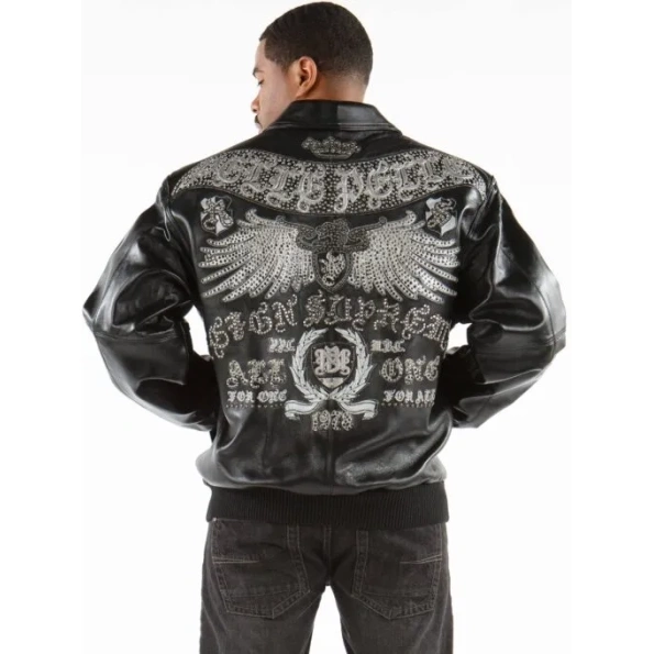 Pelle Pelle Black Men Supreme Jacket