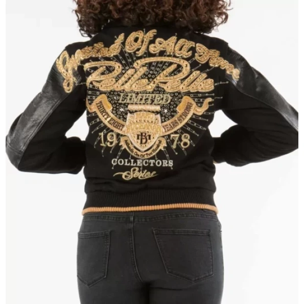 Black Greatest Of All Time Varsity Jacket