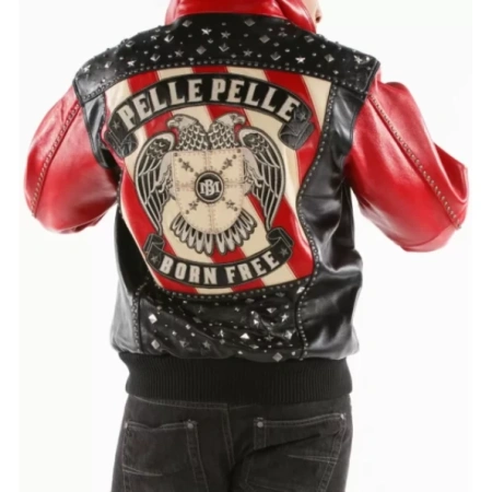 Born Free Pelle Pelle Studded Leather Jacket