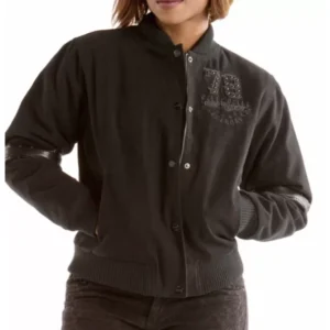 Authentic Pelle Pelle Black Women Superior Wool Jacket view 1