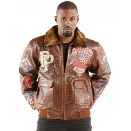 Pelle Pelle American Bruiser Brown Jacket