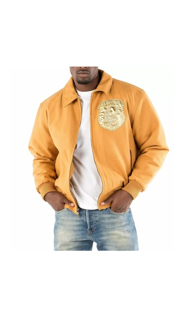 Pelle Pelle Yellow Wool MB Jacket | All Or Nothing