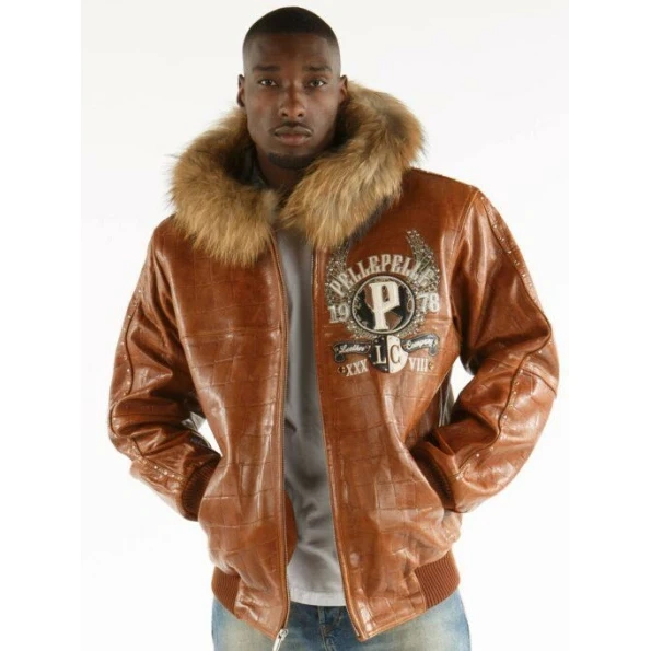 Pelle Pelle World Famous Brown Men Jacket