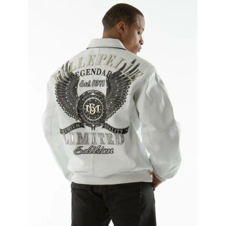 Pelle Pelle Legendary White Leather Jacket