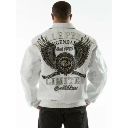 Pelle Pelle Legendary White Leather Jacket