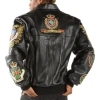 Pelle Pelle Patched Black Leather Jacket