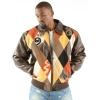 Pelle Pelle Dark Brown Men Retro Jacket