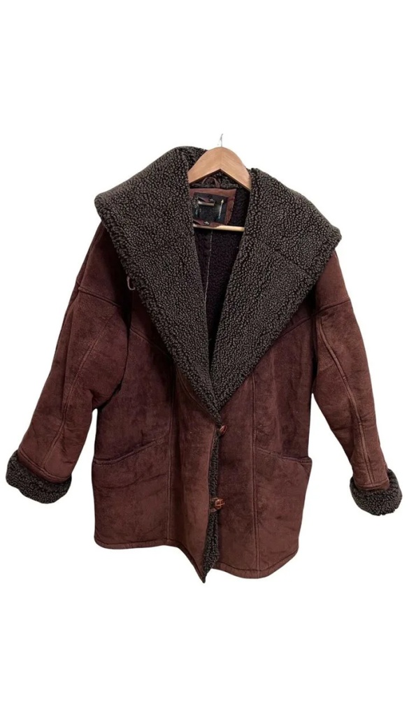 Pelle Pelle Wool Sherpa Maroon Coat | Men & Women