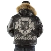 Pelle Pelle Men Crest Fur Hood MB Jacket