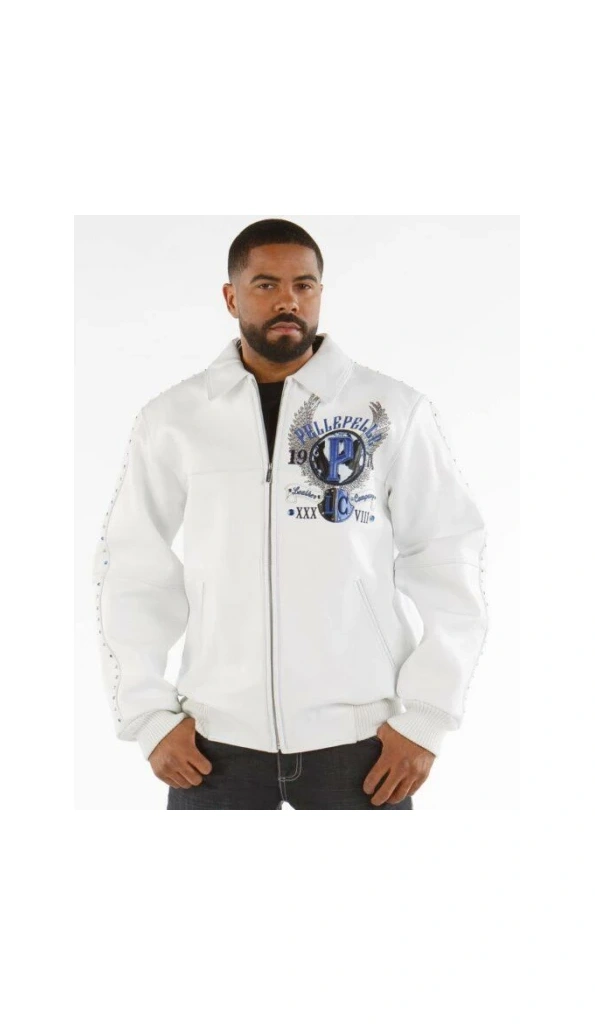 Pelle Pelle White World Famous Men Jacket | Leather Jacket