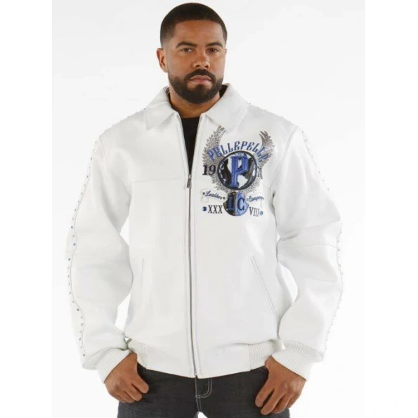 Pelle Pelle White World Famous Men Jacket