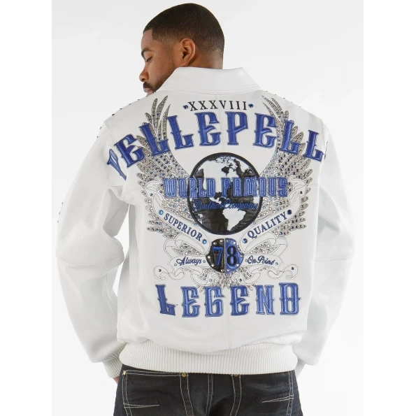 Pelle Pelle White World Famous Men Jacket