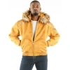 Pelle Pelle Yellow Airbourne Wool Jacket