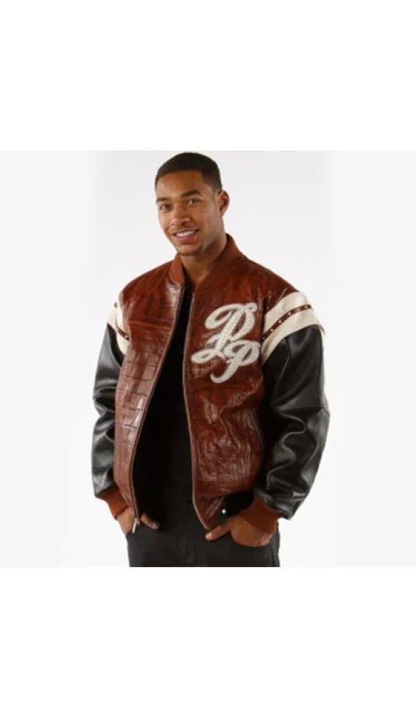 Pelle Pelle Encrusted Croc Leather Jacket | Men Jacket
