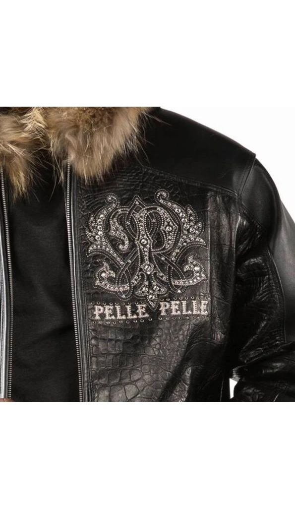 Pelle Pelle Forever Fearless Black Jacket | Fur Hood