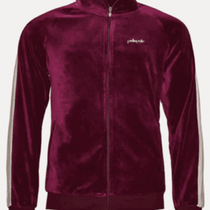 Pelle Pelle Red White Velvet Tracksuit | Men & Women view 2