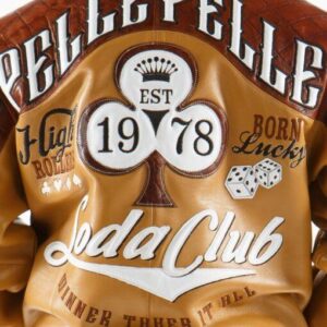 Pelle Pelle High Roller Men Varsity Jacket | Leather Jacket view 3