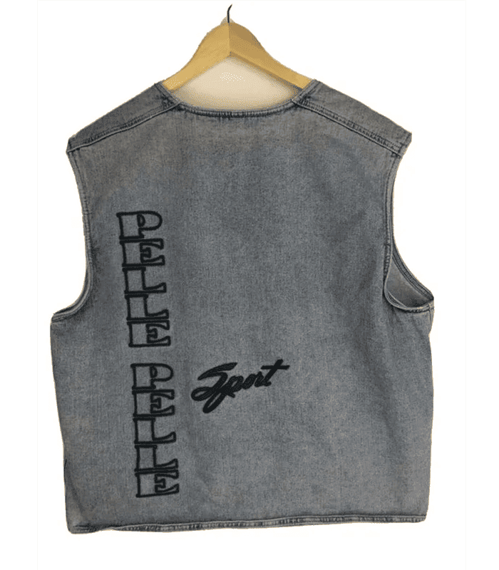 Pelle Pelle Grey Sport Denim Vest