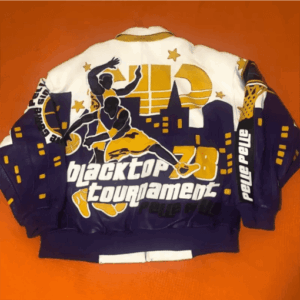 Pelle Pelle Basketball 1978 Leather Jacket | Men & Women view 2