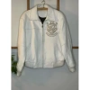 White Premium Leather Stud Jacket