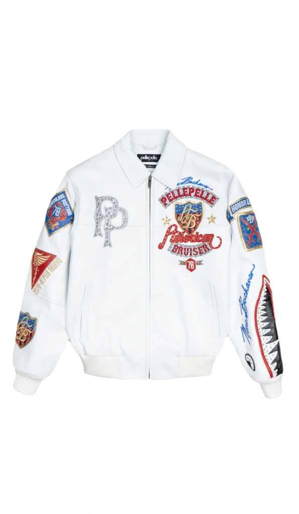 Pelle Pelle American Bruiser White Plush | Pelle Pelle Store