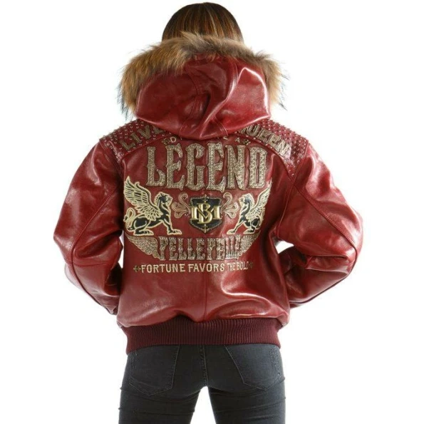 Pelle Pelle Women Legend Maroon Jacket