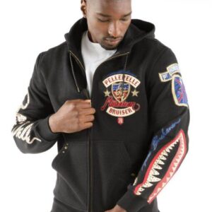 Pelle Pelle MB American Bruiser Wool Jacket | Black Jacket