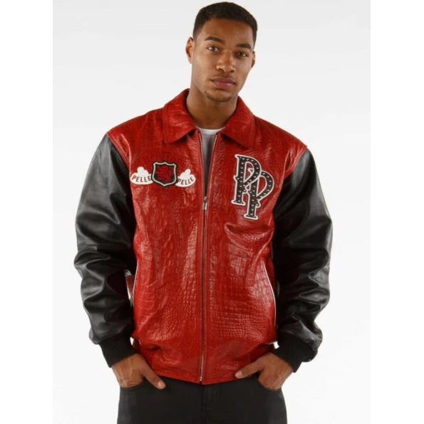 Pelle Pelle Black Red Heritage Series Jacket | Soda Club