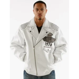 Pelle Pelle Men White Lethal Jacket | Leather Jacket view 1
