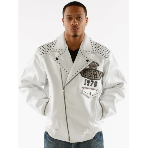 Pelle Pelle Men White Lethal Jacket