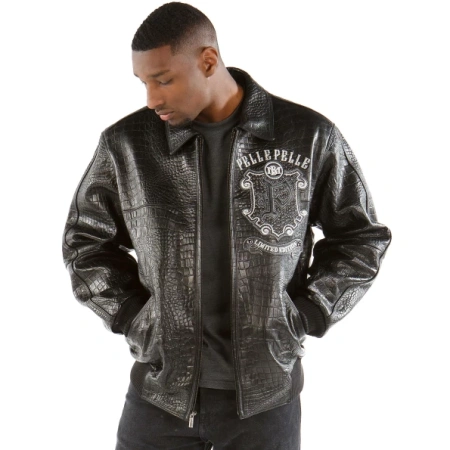 Pelle Pelle Legend Series Croc Leather Jacket