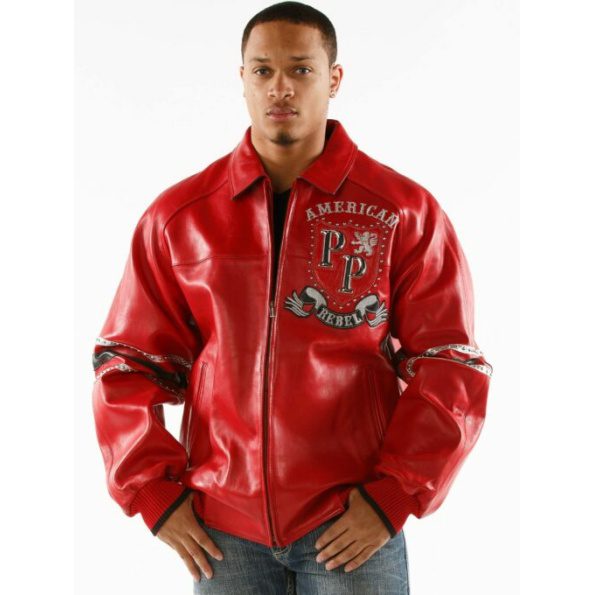 Pelle Pelle Men American Rebel Red Jacket