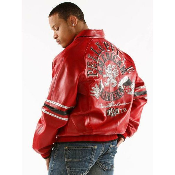 Pelle Pelle Men American Rebel Red Jacket