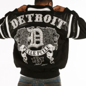 Pelle Pelle Black Detroit Wool Jacket | Men Jacket