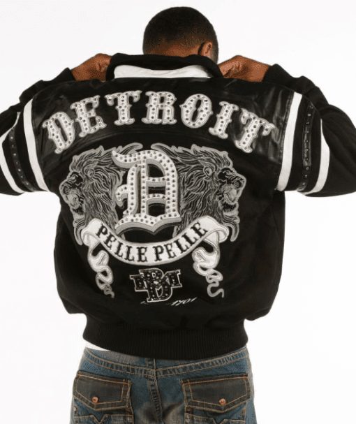 Pelle Pelle Black Detroit Wool Jacket