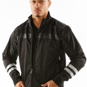 Pelle Pelle Black Polyester Jacket | Men Jacket view 2