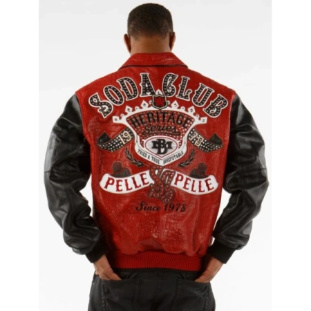 Pelle Pelle Black Red Heritage Series Jacket