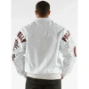 Pelle Pelle White Red Dragon Leather Jacket