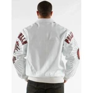 Pelle Pelle White Red Dragon Leather Jacket | Men Jacket view 2