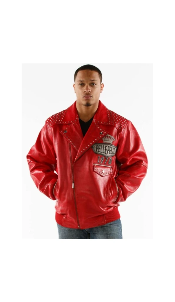 Pelle Pelle Red Lethal Leather Jacket | Men Jacket
