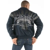 Pelle Pelle Men Croc Leather And Wool Jacket