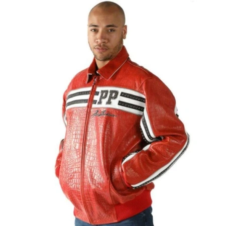 Pelle Pelle World Renown Orange Leather Jacket